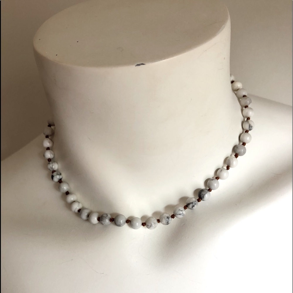 Altar’d State marble beaded choker